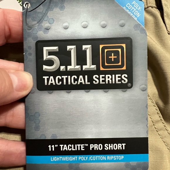 NWT 5.11 Tactical Searies 11" Tan Pro Short Cargo Rip Stop Size 36 - Picture 5 of 8